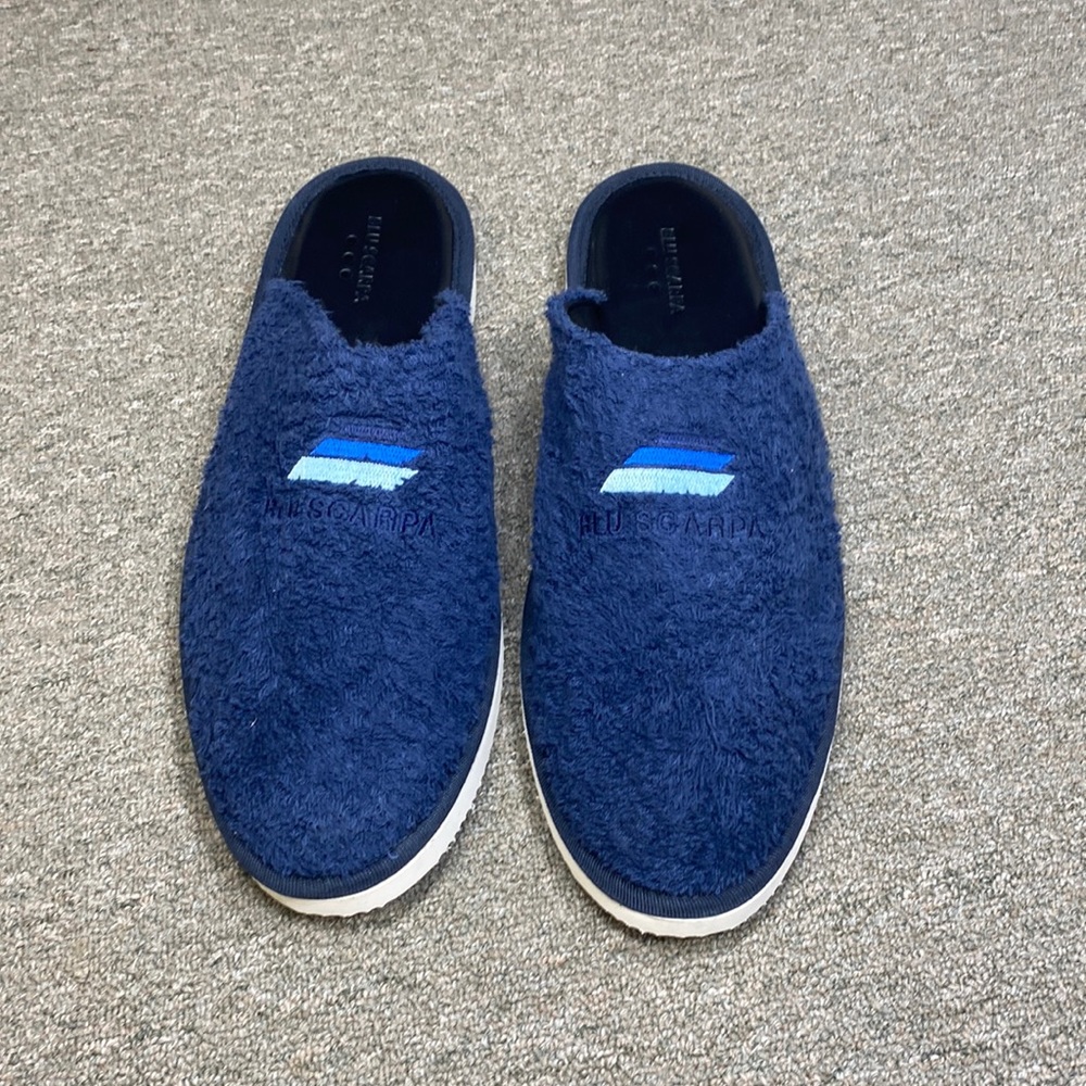 Men’s Blu Scarpa Navy Pantofola Di Casa